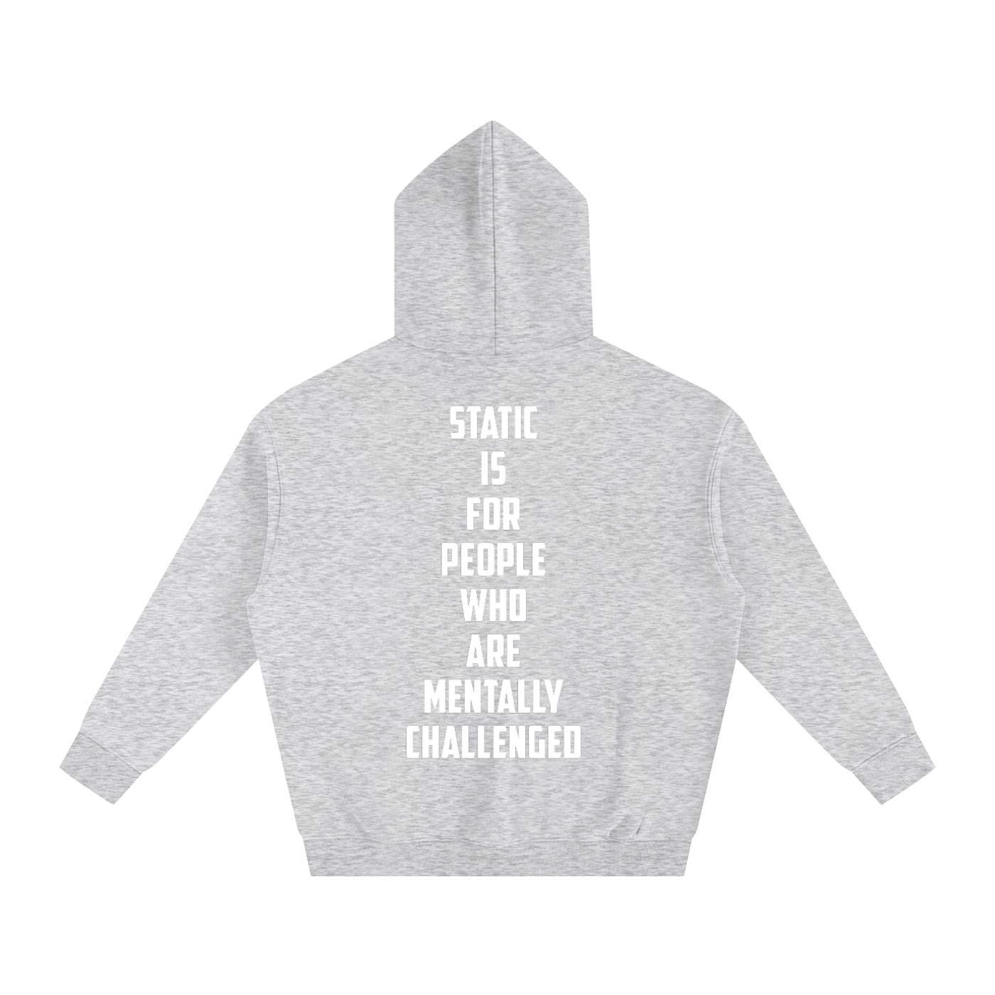 Static Oversize Fleeced Hoodie