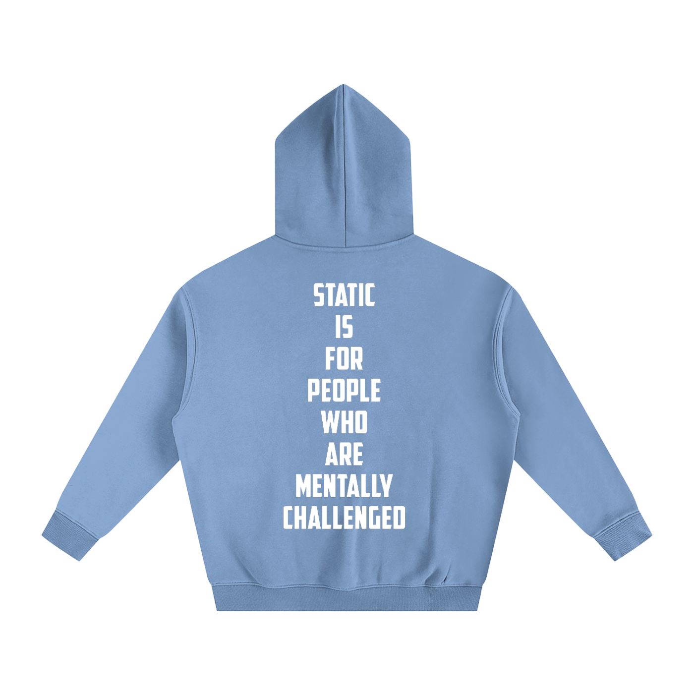 Static Oversize Fleeced Hoodie
