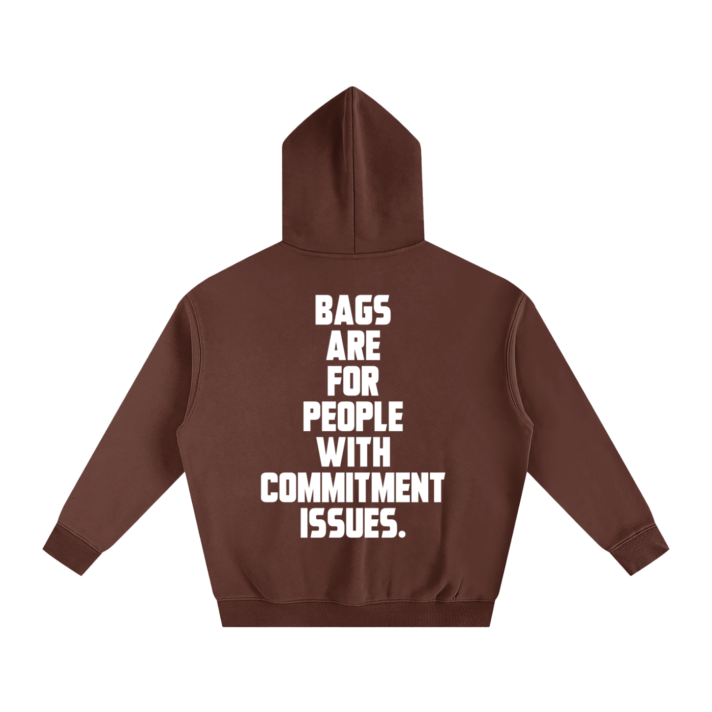 Bags Oversize Fleeced Hoodie