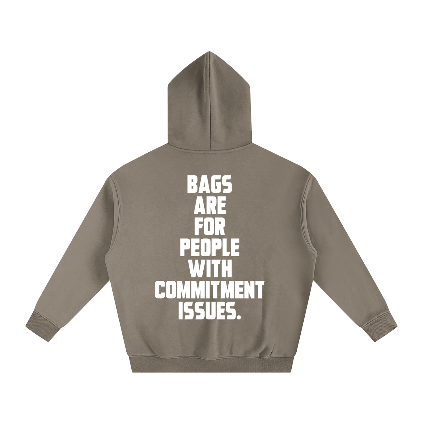 Bags Oversize Fleeced Hoodie