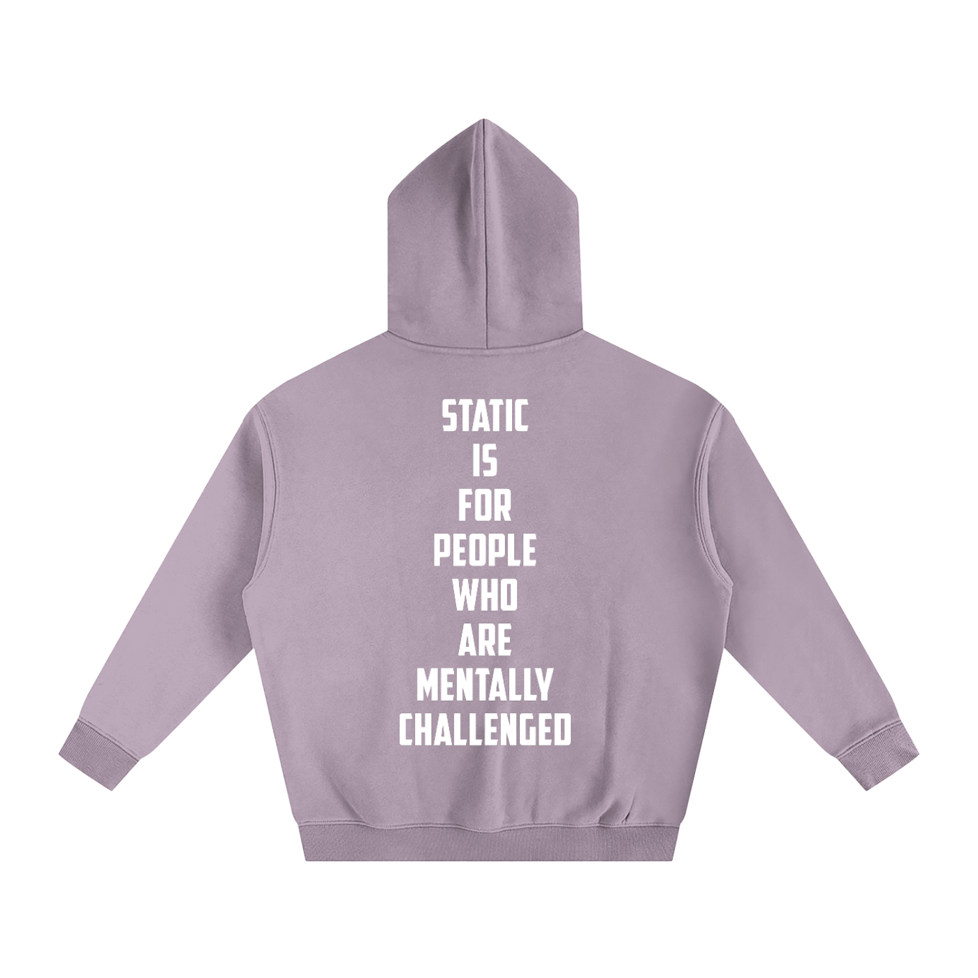 Static Oversize Fleeced Hoodie