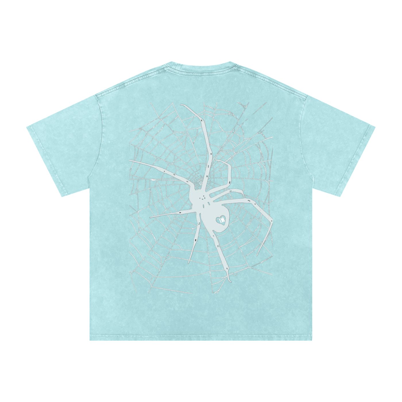 Spider Acid Wash Oversize T-Shirt