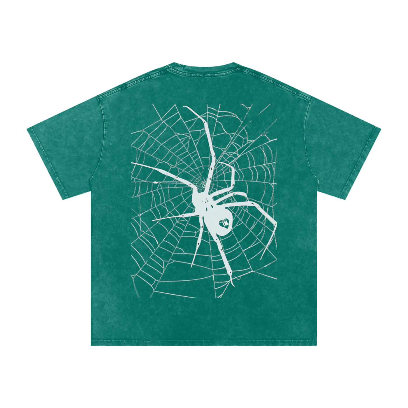 Spider Acid Wash Oversize T-Shirt
