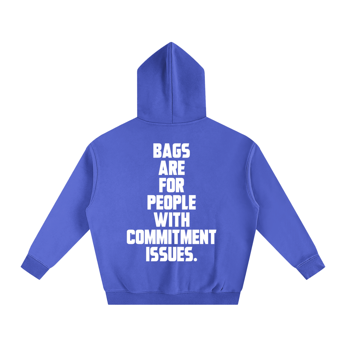 Bags Oversize Fleeced Hoodie
