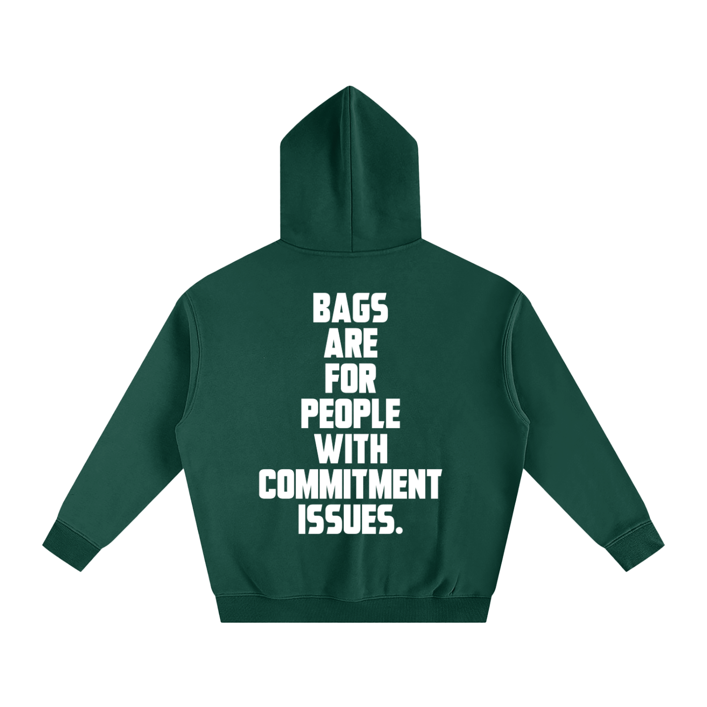 Bags Oversize Fleeced Hoodie