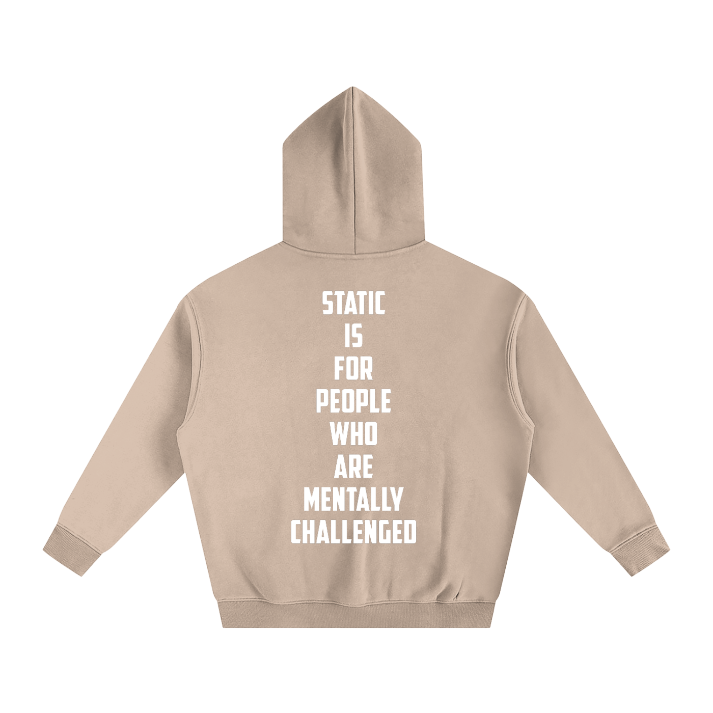 Static Oversize Fleeced Hoodie