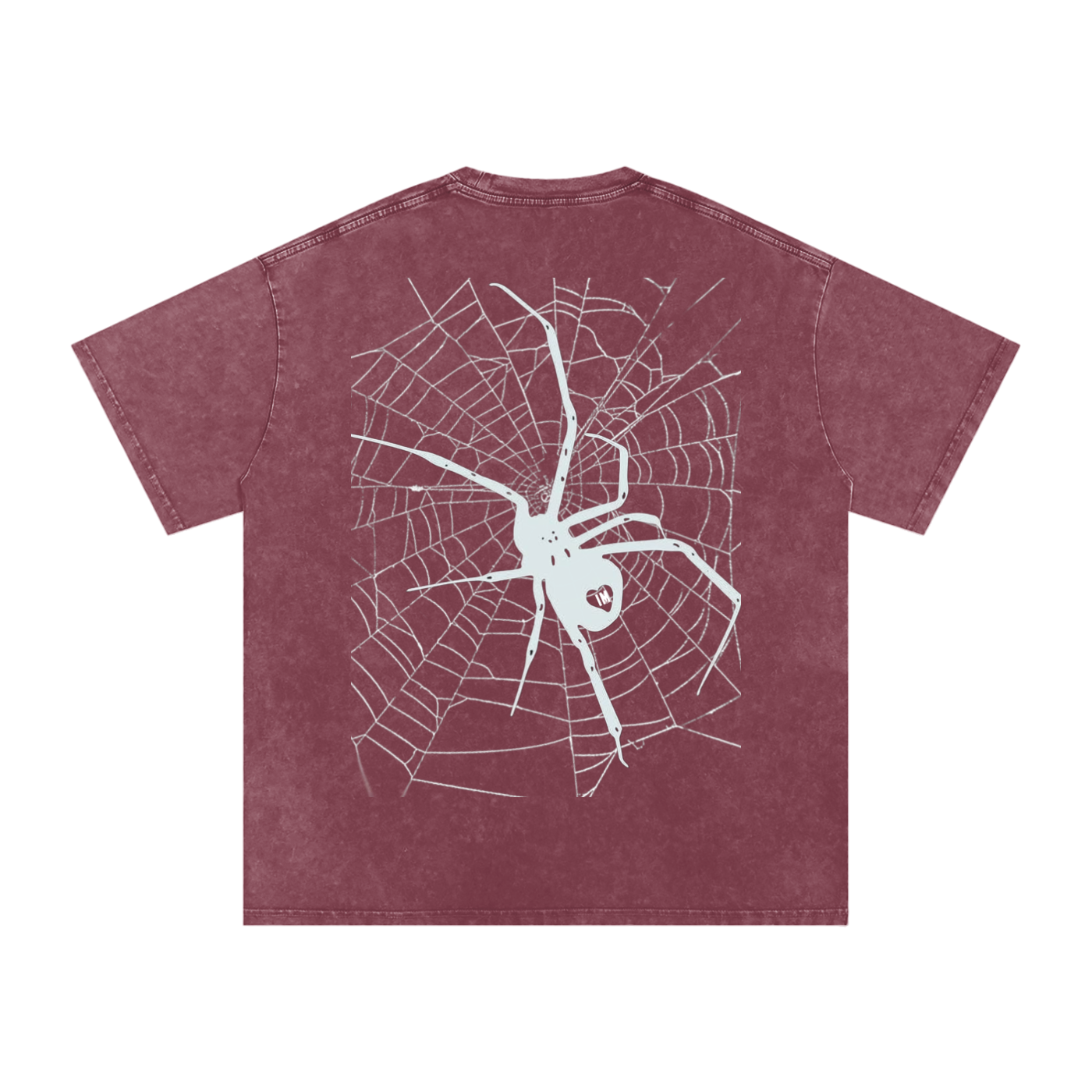 Spider Acid Wash Oversize T-Shirt