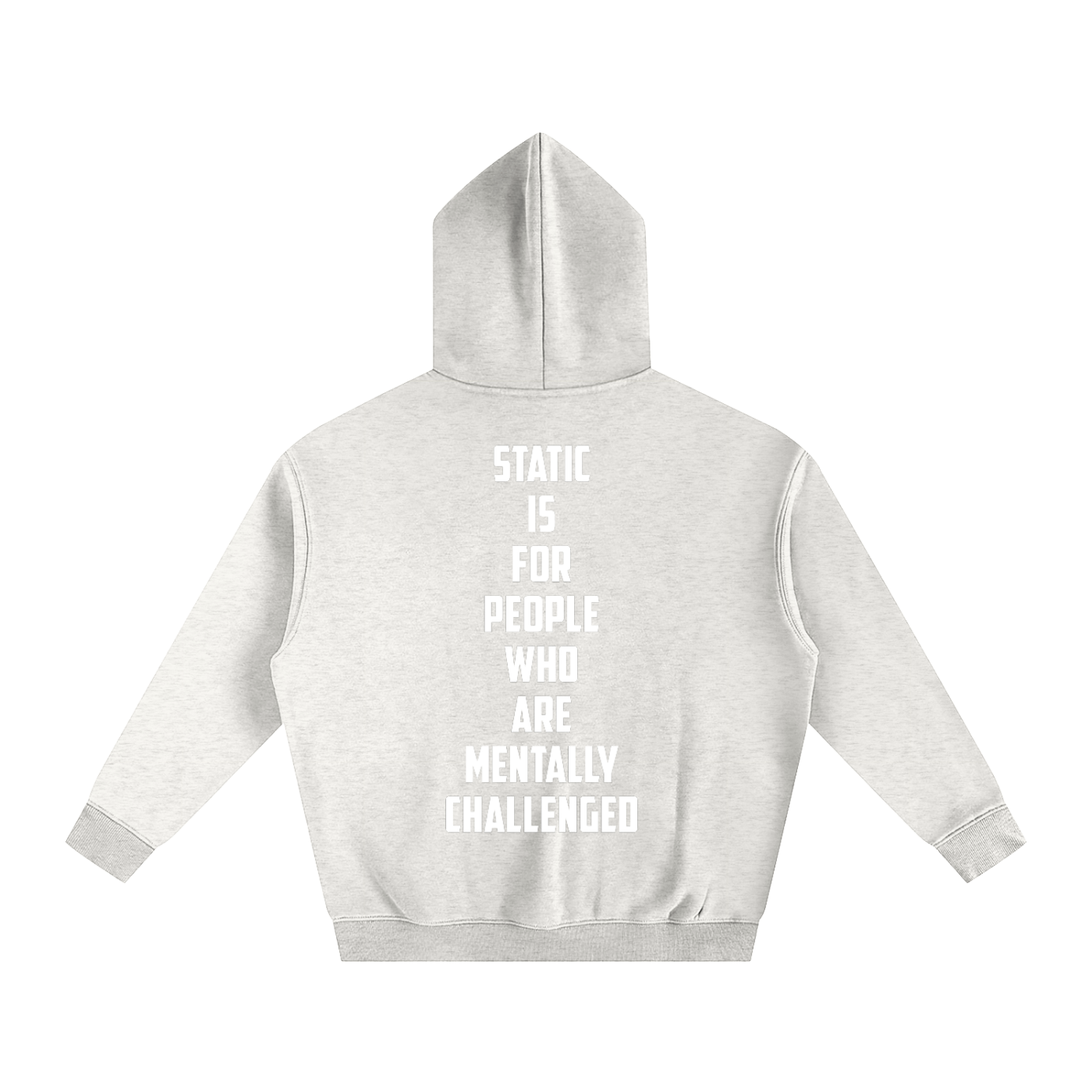 Static Oversize Fleeced Hoodie