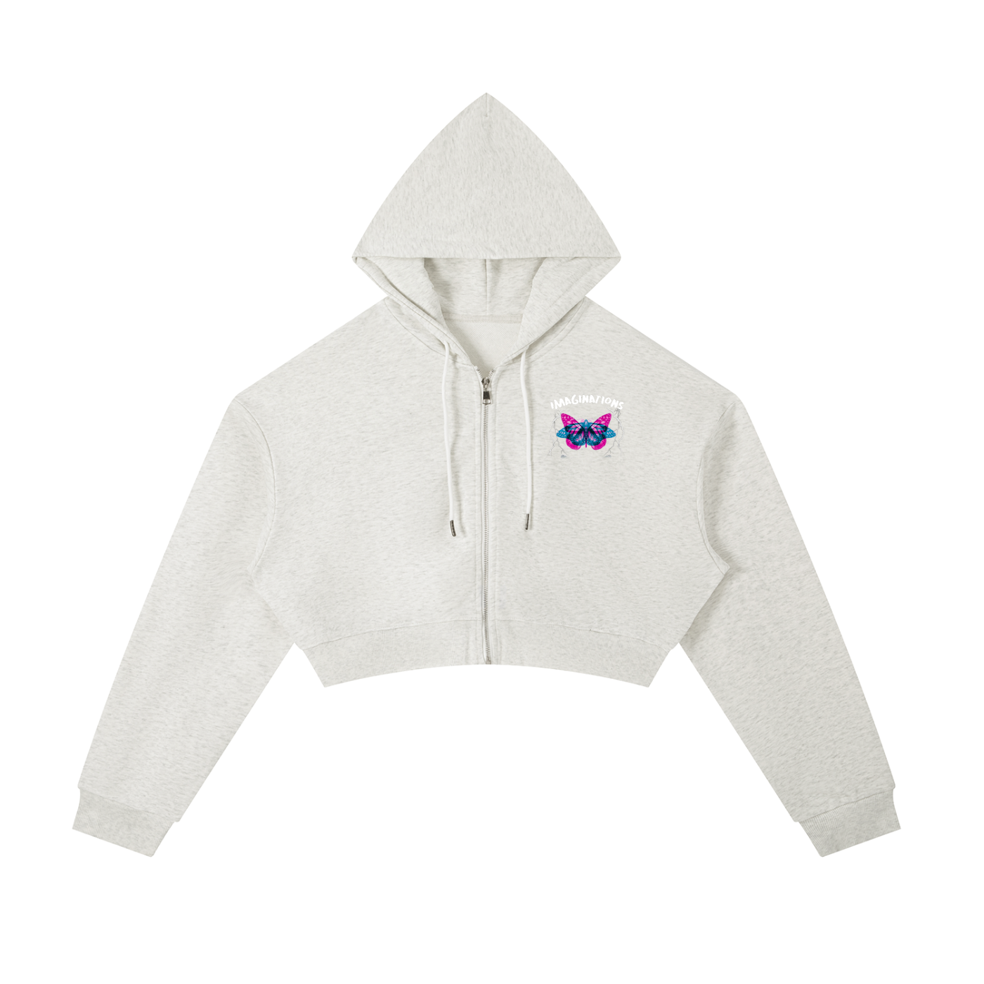Evolve Cropped Zip-Up Hoodie