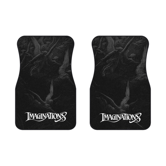 black gothic car mats