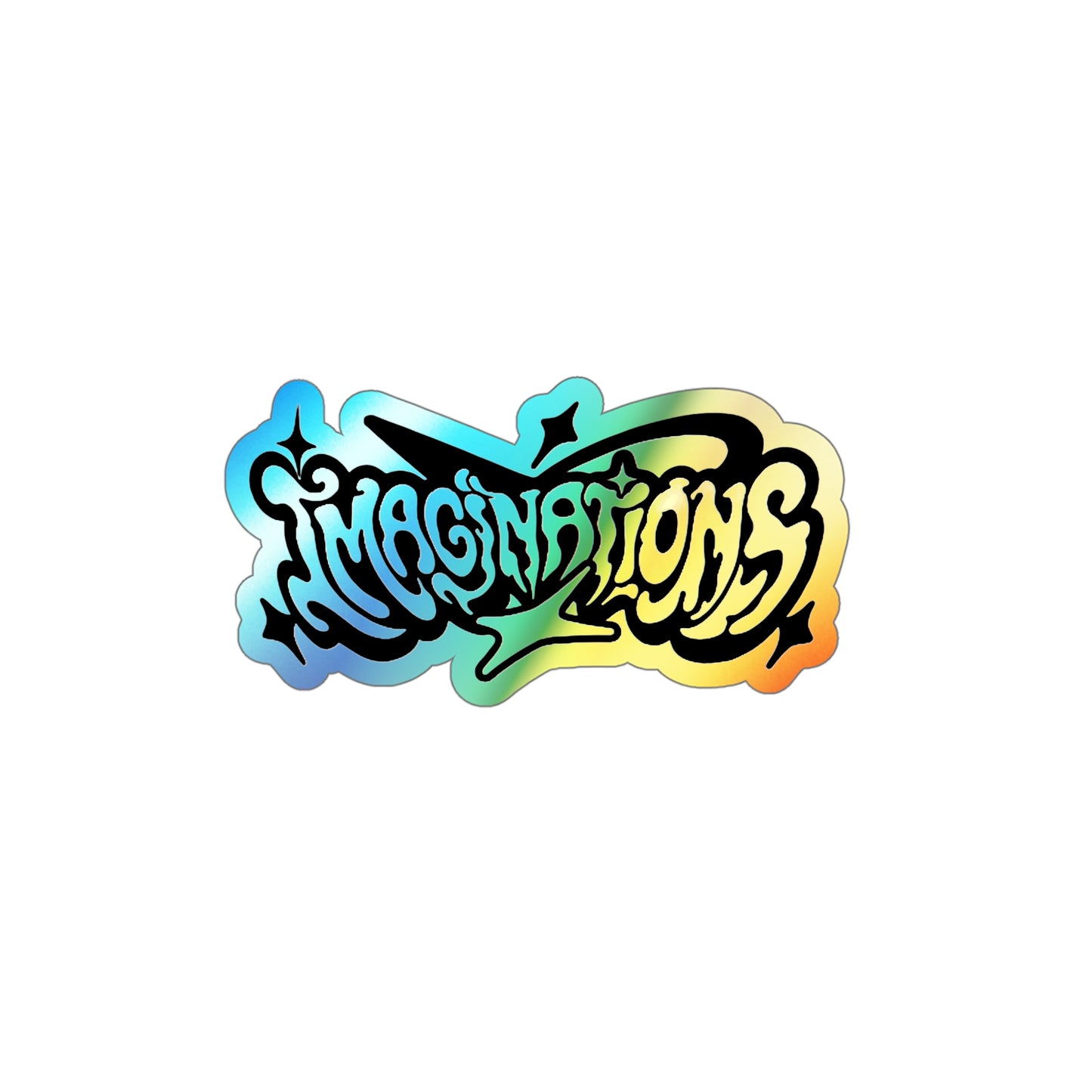Graffiti Holographic Die-Cut Sticker