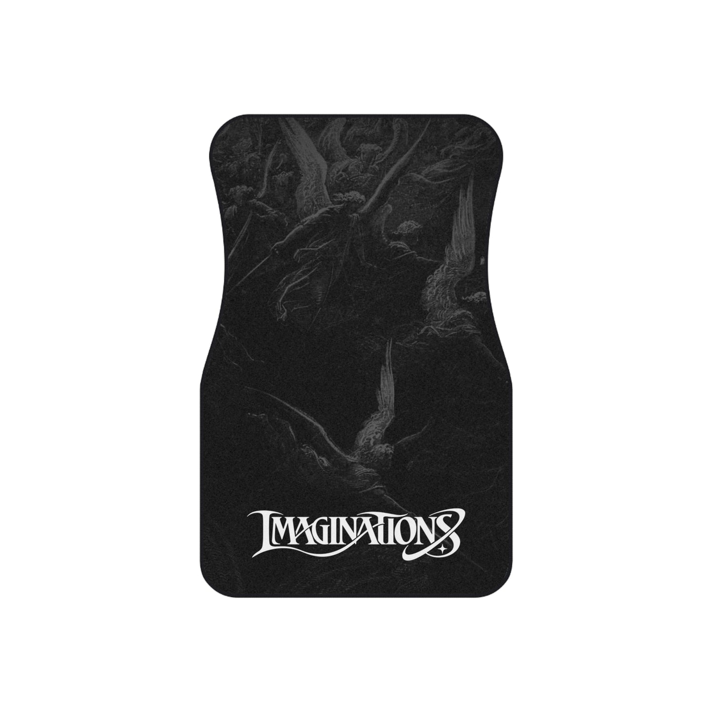 black gothic car mats