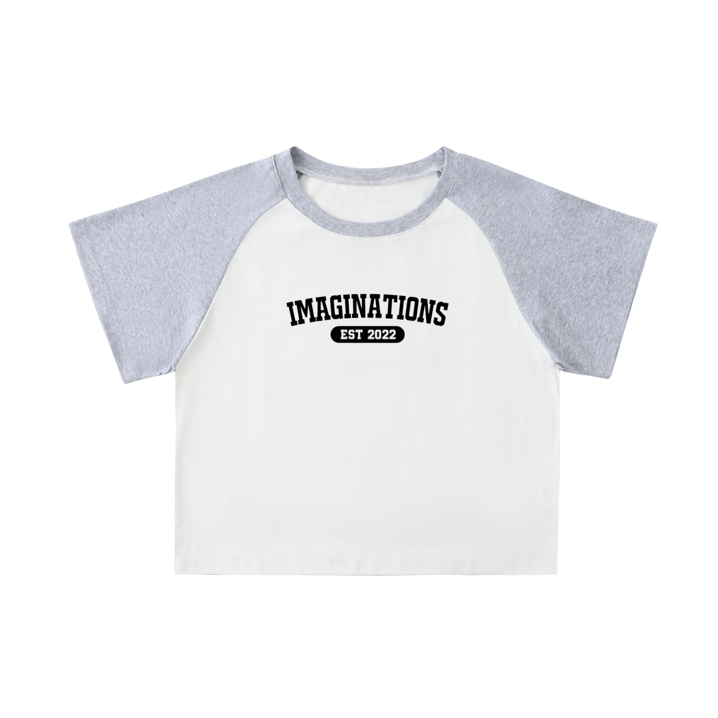 University Sleeve Crop Top