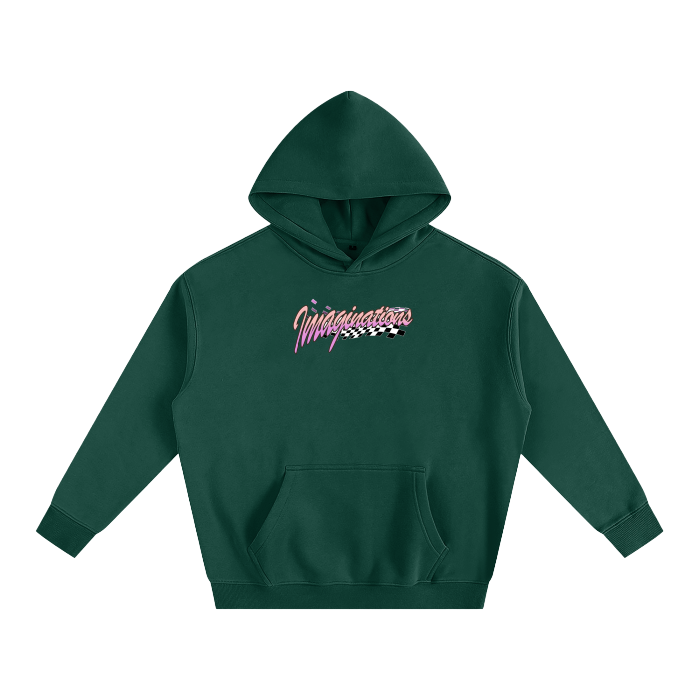 Retro Oversize Fleeced Hoodie
