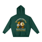 Flower Oversize Fleeced Hoodie