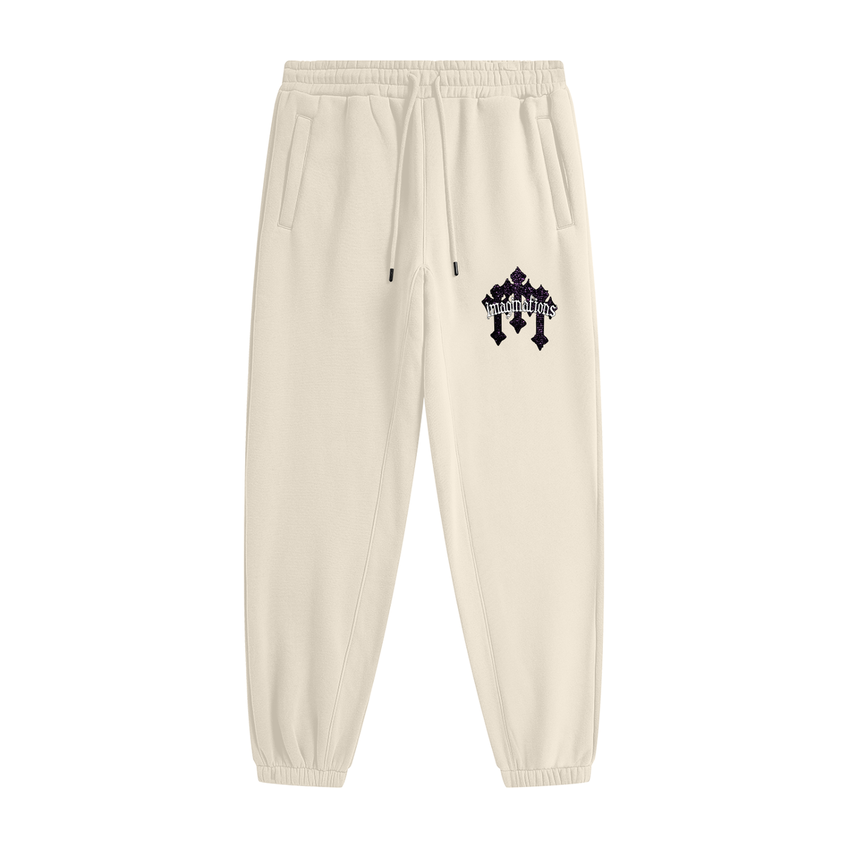 Purple cross Heavyweight Fleece Joggers