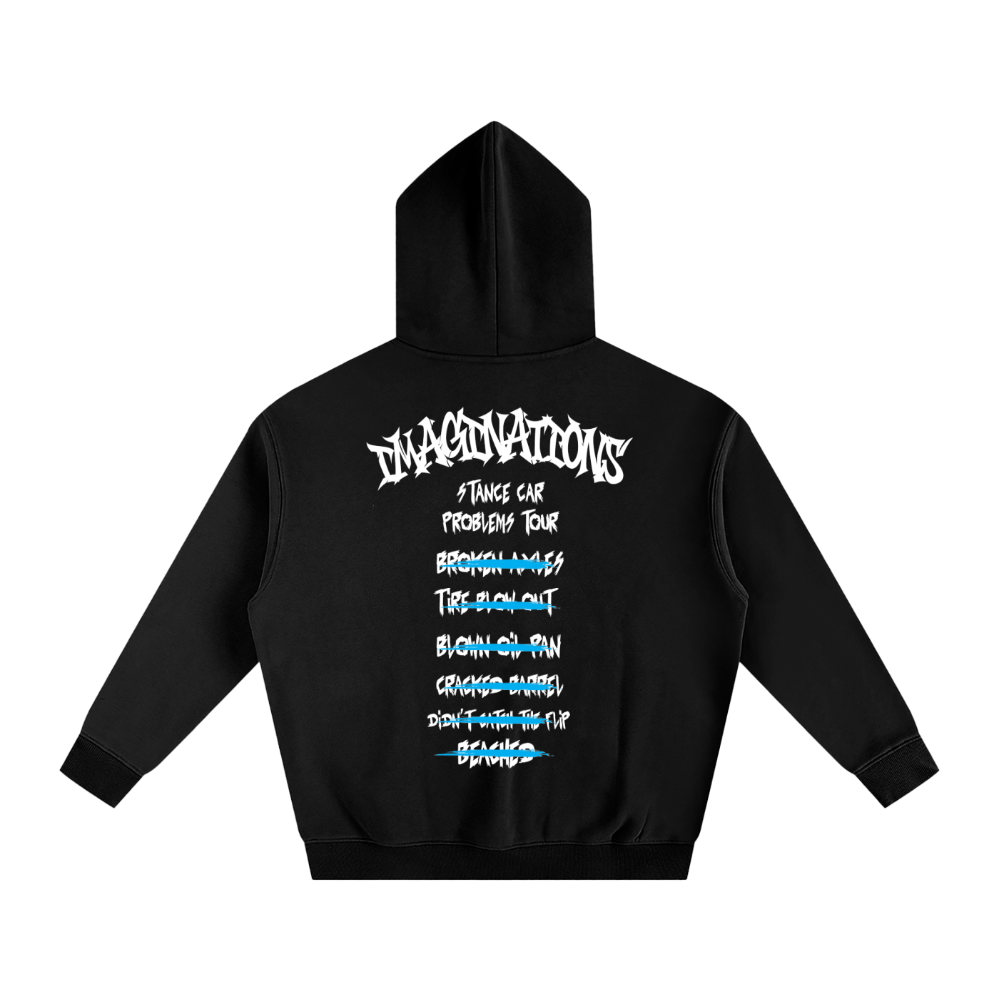Oversize Stance Car Problems Tour Hoodie