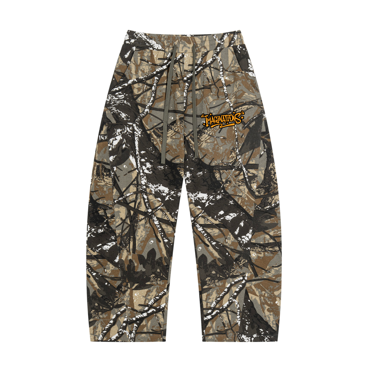 Tree Camo Barrel Leg Pants