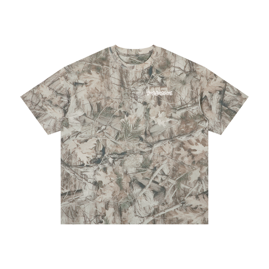 Fuck Your Clout Camo Oversized T-Shirt