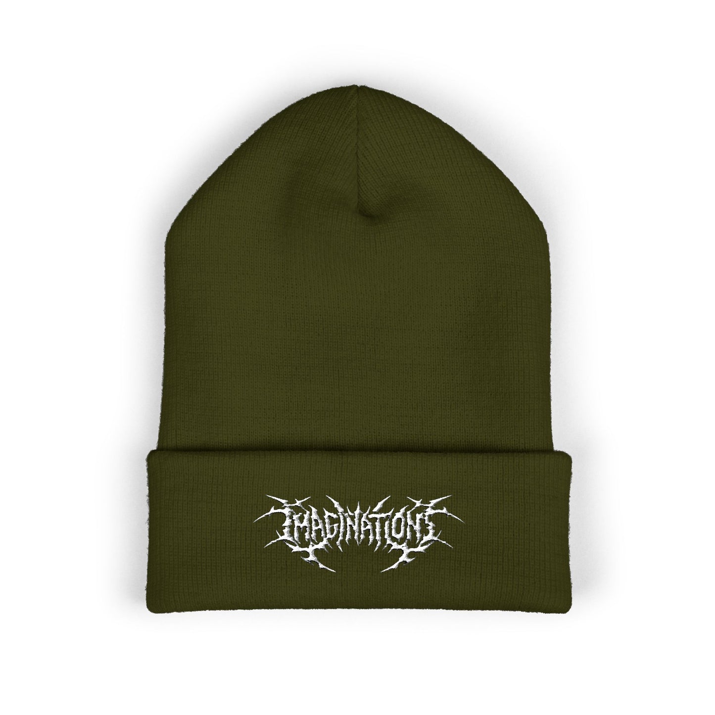 Black Metal Logo Beanie