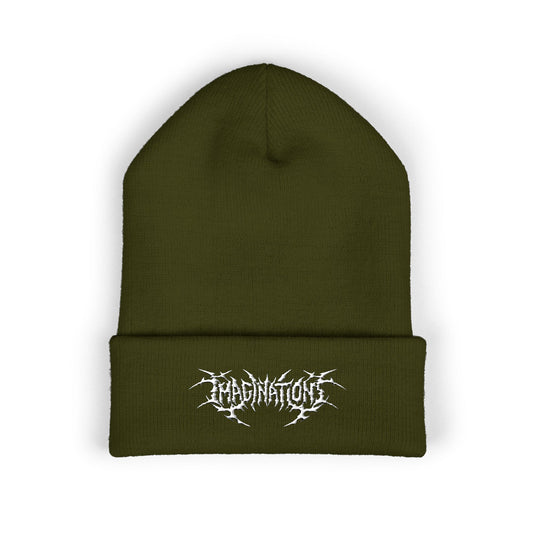 Black Metal Logo Beanie
