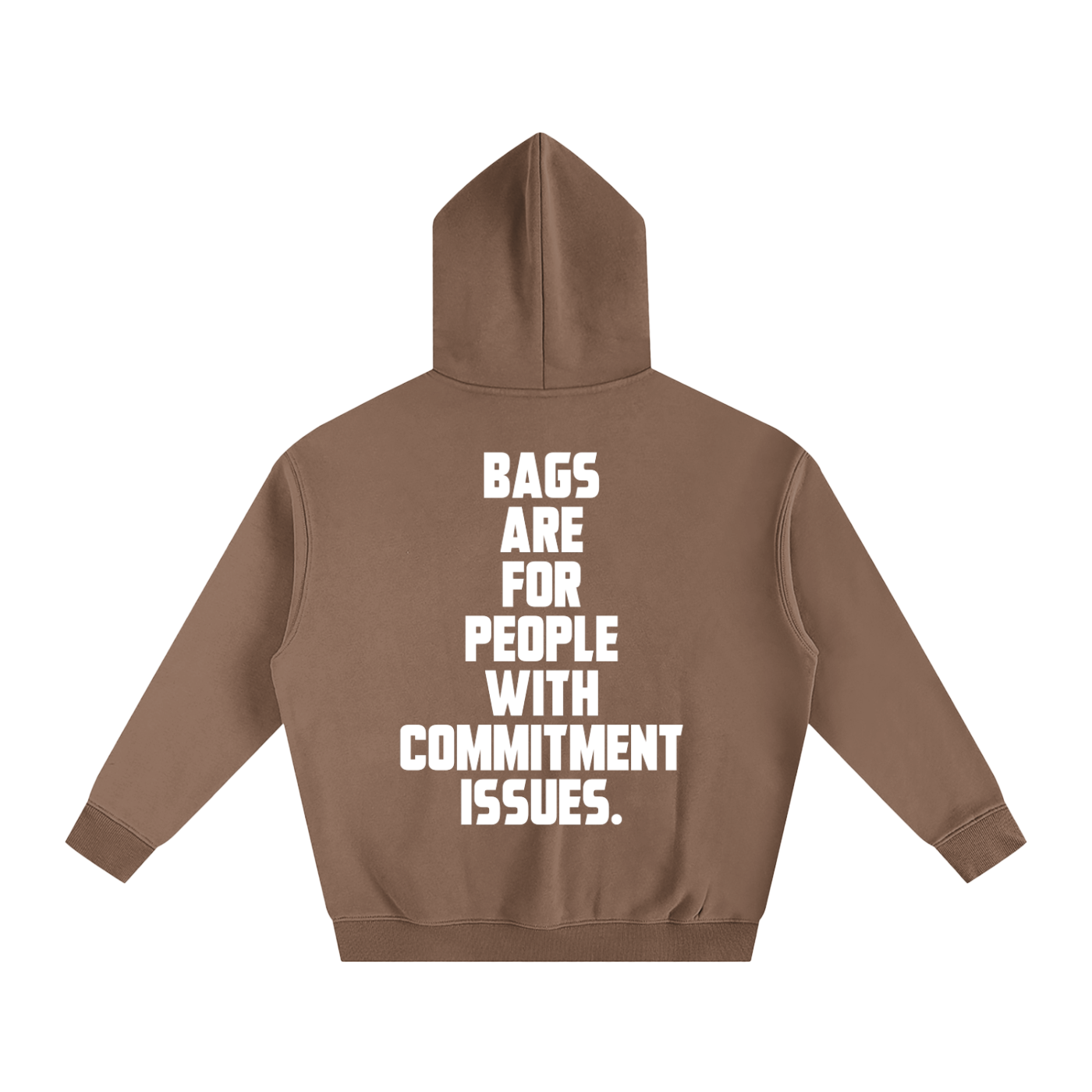 Bags Oversize Fleeced Hoodie