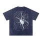 Spider Acid Wash Oversize T-Shirt