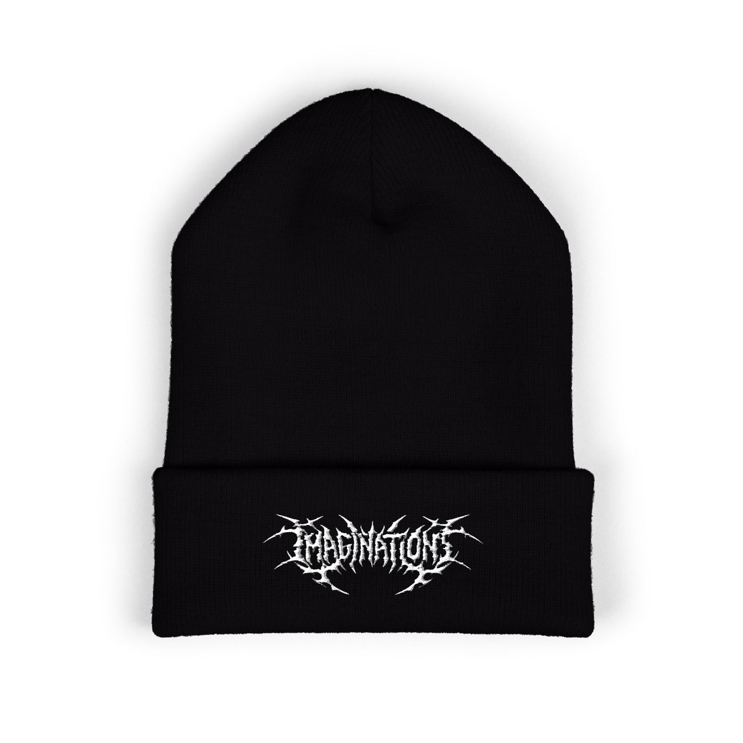 Black Metal Logo Beanie