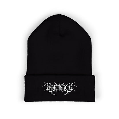 Black Metal Logo Beanie