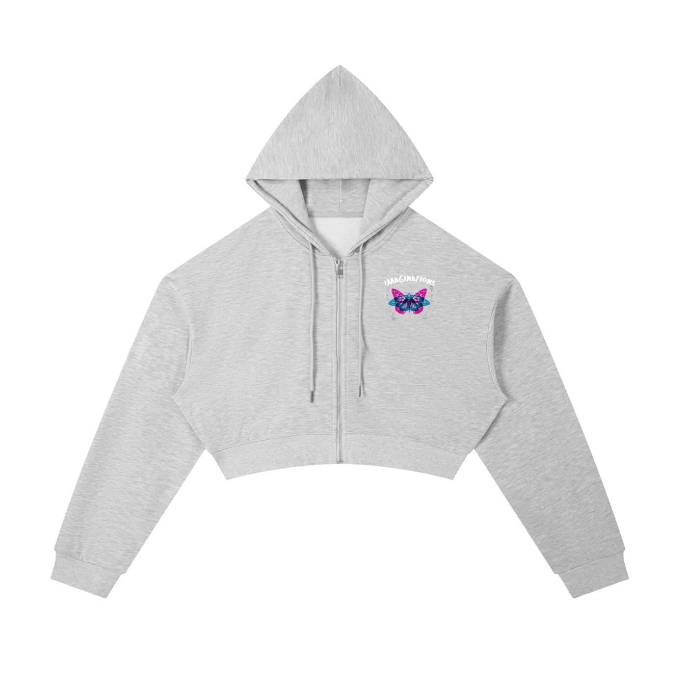Evolve Cropped Zip-Up Hoodie