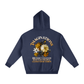 Flower Oversize Fleeced Hoodie