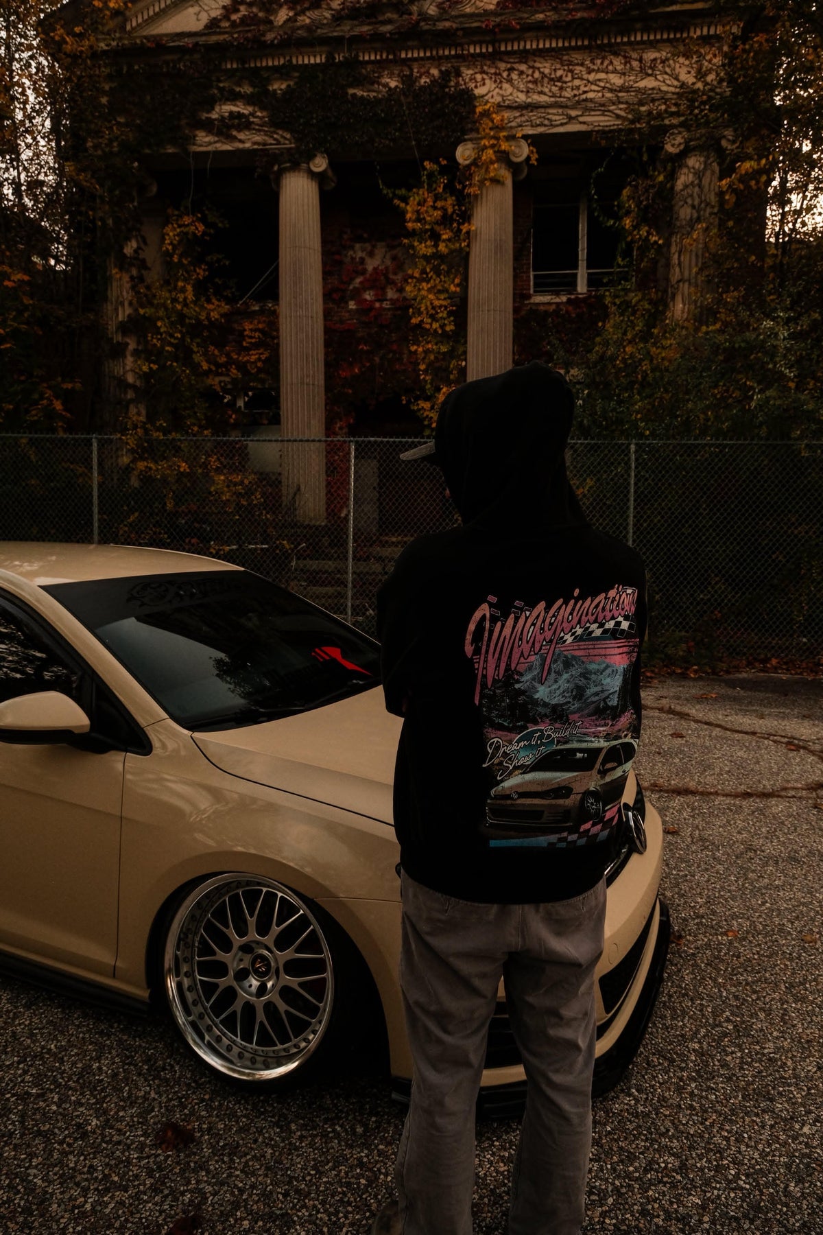 Retro Oversize Fleeced Hoodie