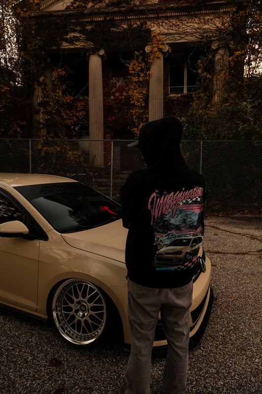 Retro Oversize Fleeced Hoodie