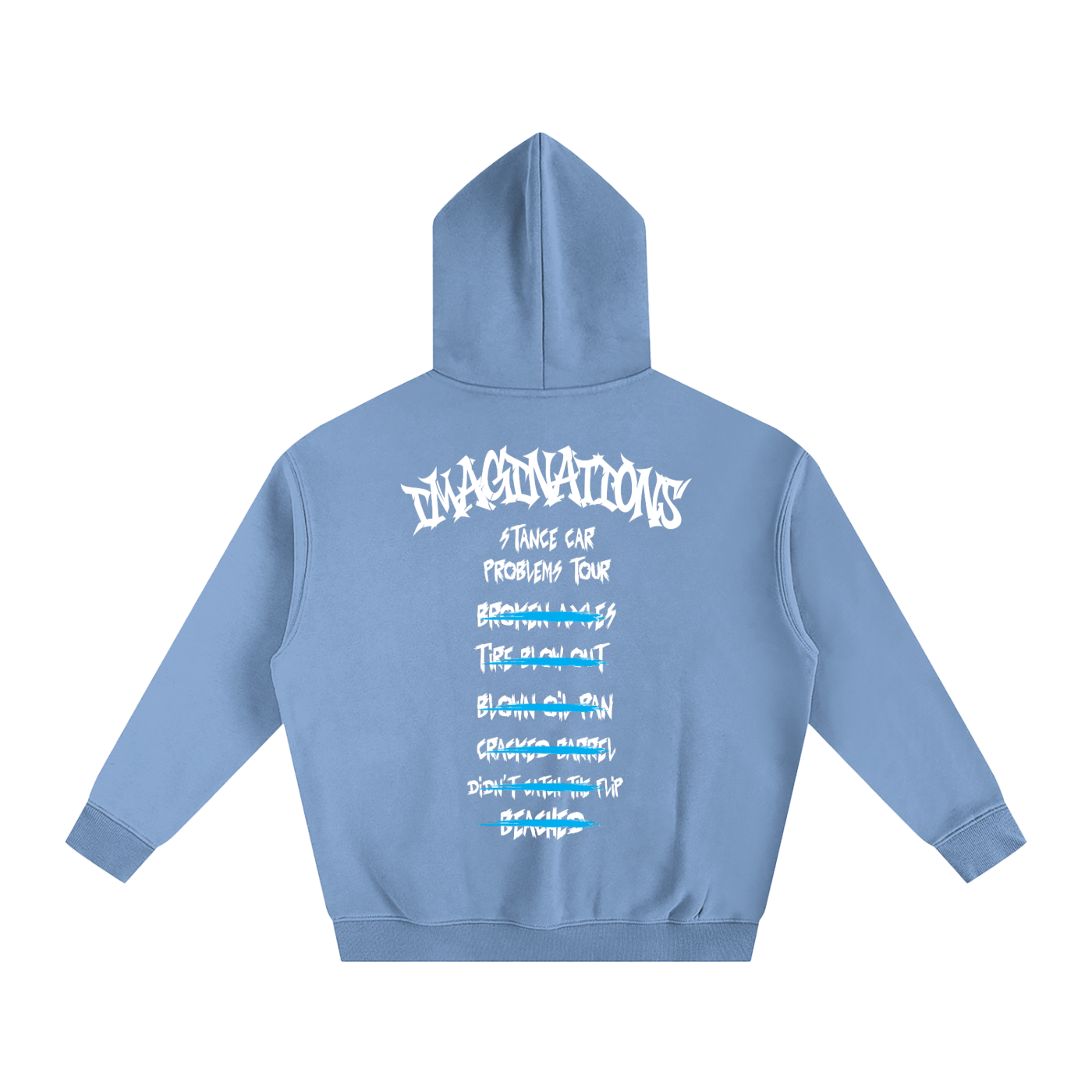 Oversize Stance Car Problems Tour Hoodie