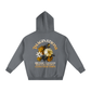 Flower Oversize Fleeced Hoodie