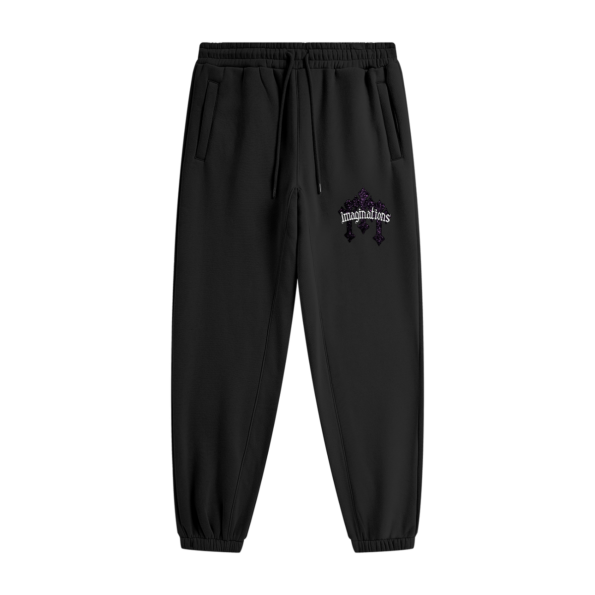 Purple cross Heavyweight Fleece Joggers