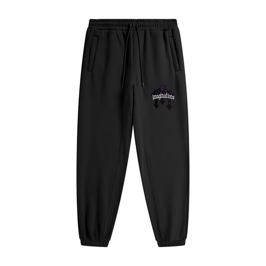 Purple cross Heavyweight Fleece Joggers