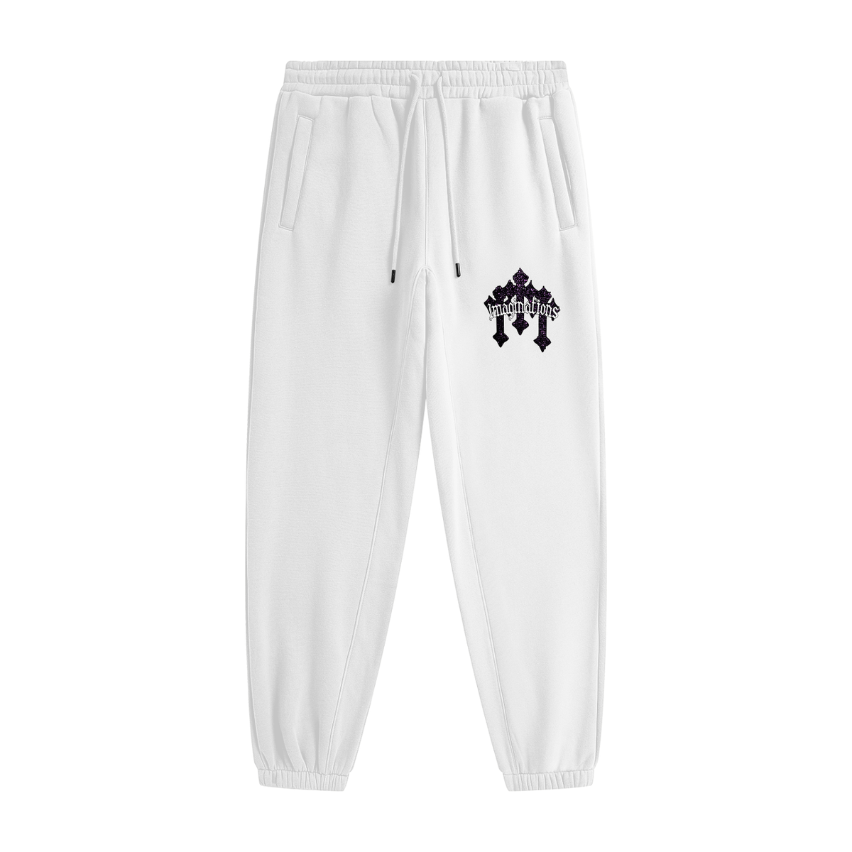Purple cross Heavyweight Fleece Joggers