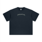 260GSM Unisex Heavyweight Re-Washed Distressed Crew Neck T-shirt Royal Blue