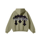 345GSM Men's Solid Color Pullover Hoodie Ash Gray