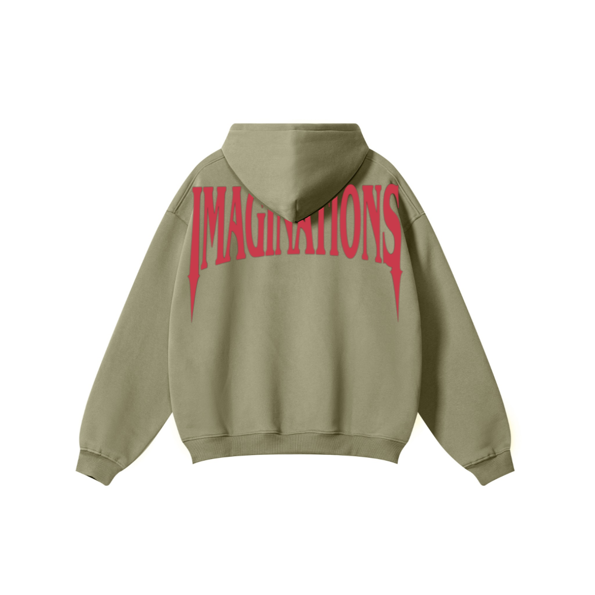 345GSM Men's Solid Color Pullover Hoodie Ash Gray
