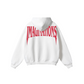345GSM Men's Solid Color Pullover Hoodie White