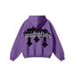 345GSM Men's Solid Color Pullover Hoodie Purple