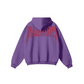 345GSM Men's Solid Color Pullover Hoodie Purple