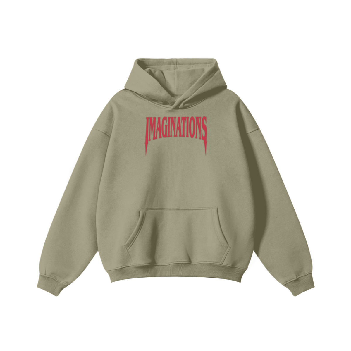 345GSM Men's Solid Color Pullover Hoodie Ash Gray