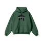 345GSM Men's Solid Color Pullover Hoodie Green