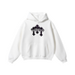 345GSM Men's Solid Color Pullover Hoodie White