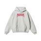 345GSM Men's Solid Color Pullover Hoodie Floral Beige