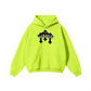 345GSM Men's Solid Color Pullover Hoodie Olive Green