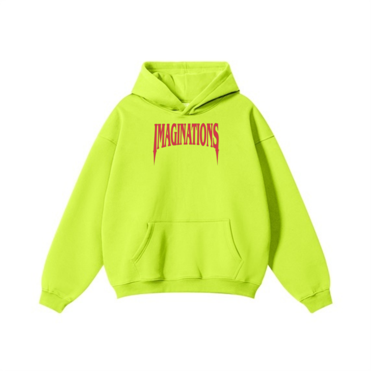 345GSM Men's Solid Color Pullover Hoodie Olive Green